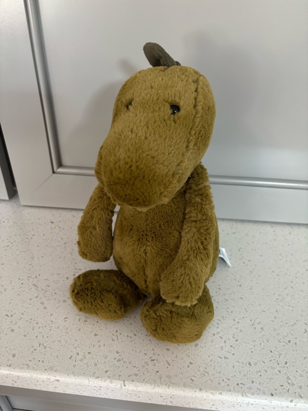 Jellycat Bashful Dino Plush 12" Green Dinosaur Stuffed Animal Rare